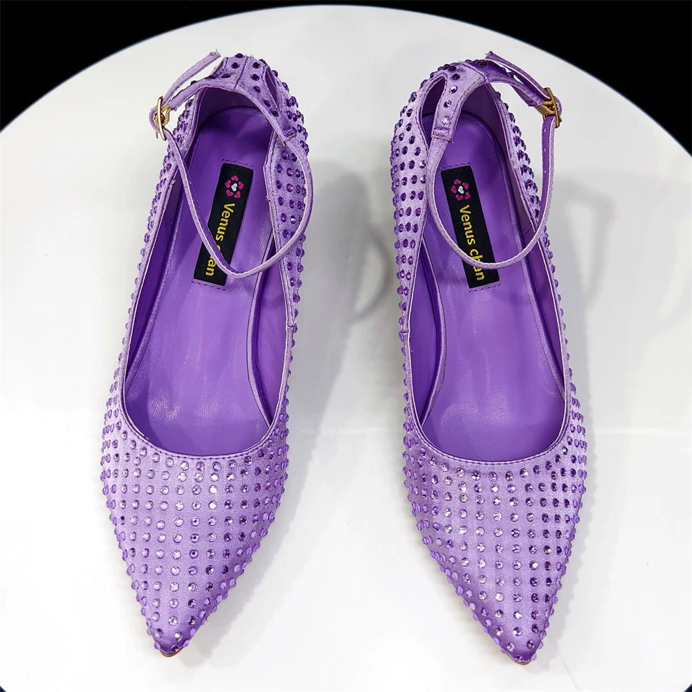 2025 Rhinestone Heels & Handbag Set for Weddings | Elegant - - Women - Shoes - Milvertons