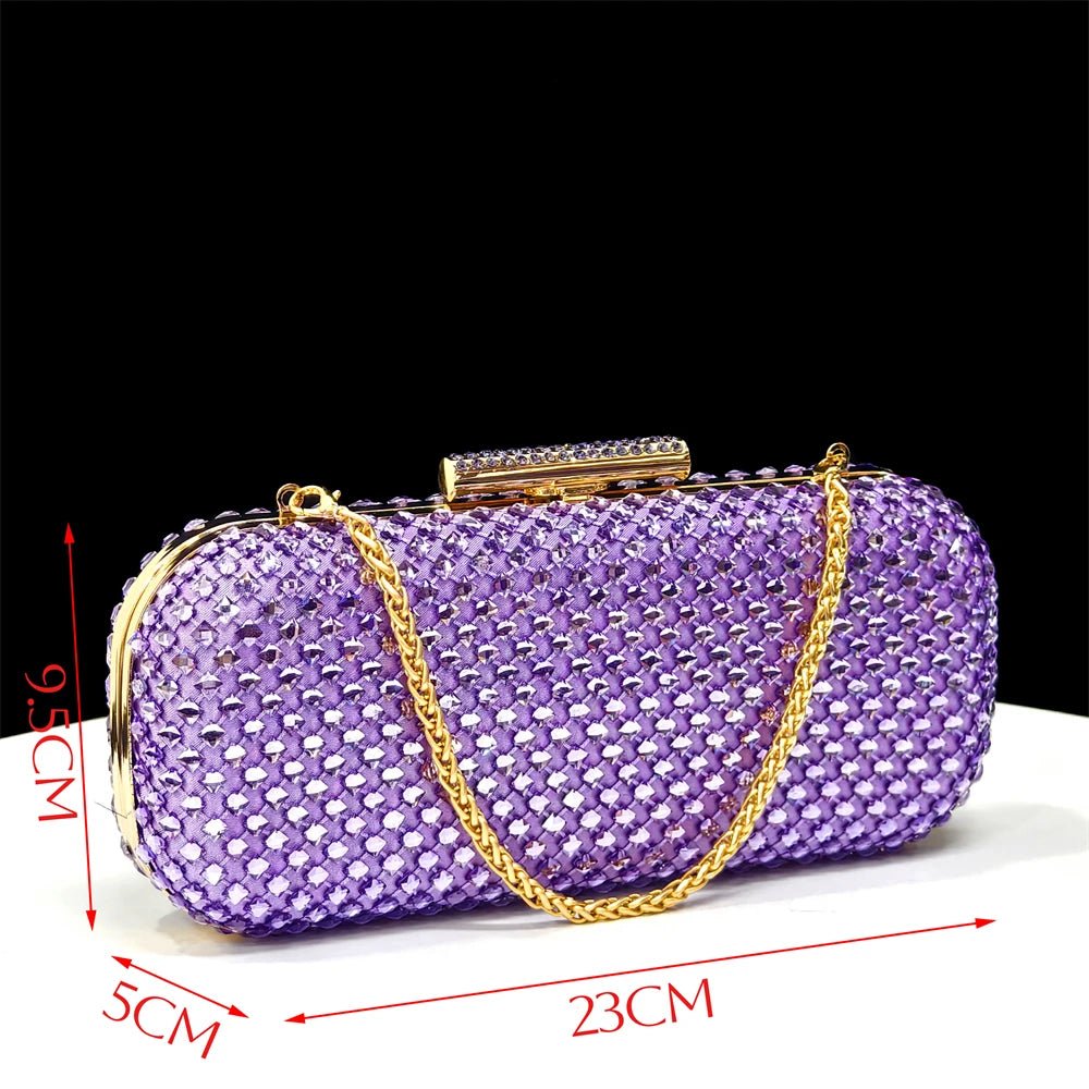 2025 Rhinestone Heels & Handbag Set for Weddings | Elegant - - Women - Shoes - Milvertons