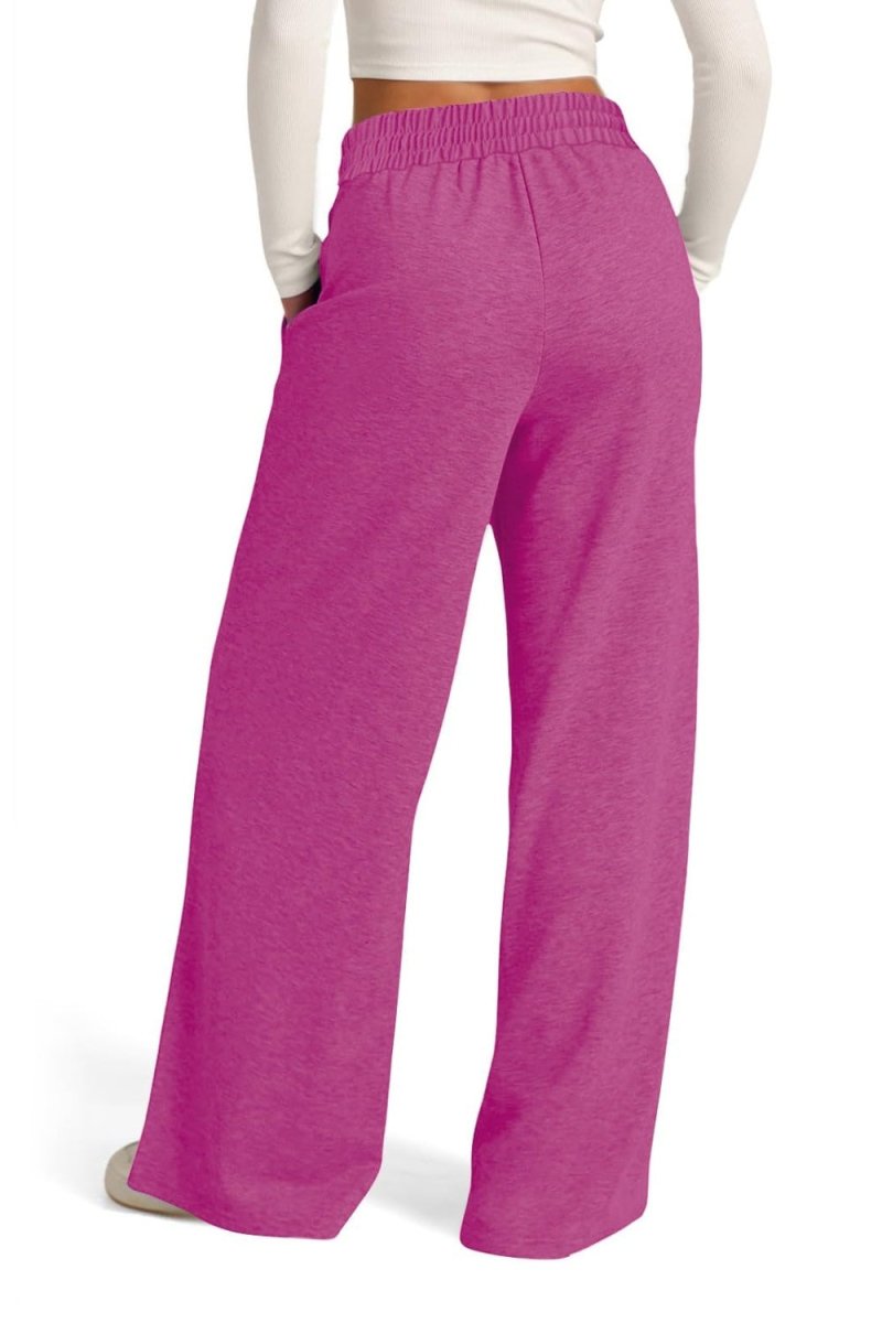 Elastic Waist Drawstring Wide-Leg Pants - - Women - Apparel - Clothing - Pants - Milvertons