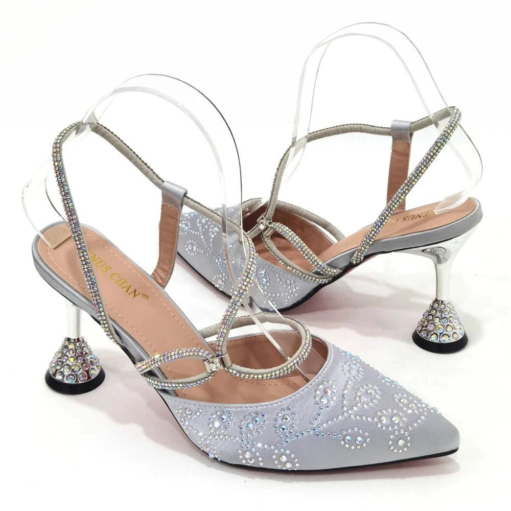 Elegant Affairs: Ladies' High Heels & Bag Set for Weddings - - Women - Shoes - Milvertons