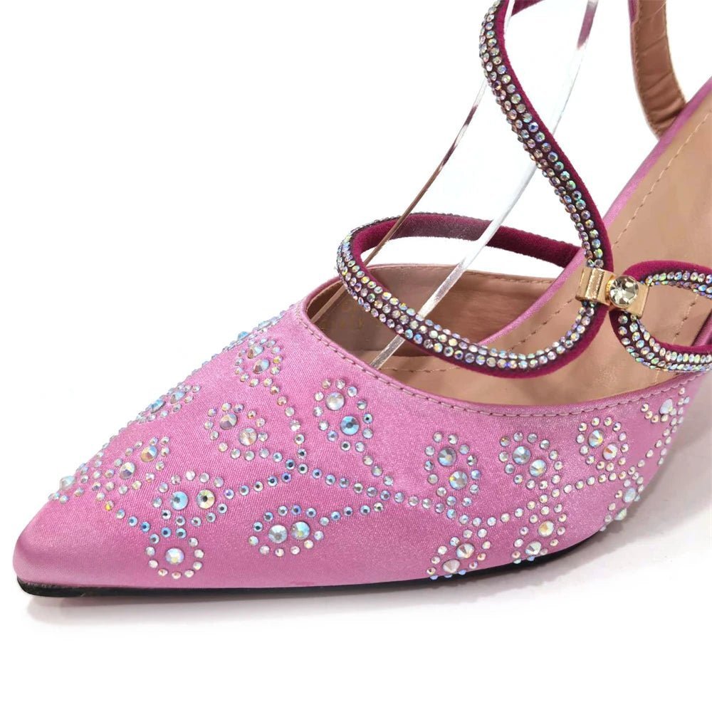 Elegant Affairs: Ladies' High Heels & Bag Set for Weddings - - Women - Shoes - Milvertons