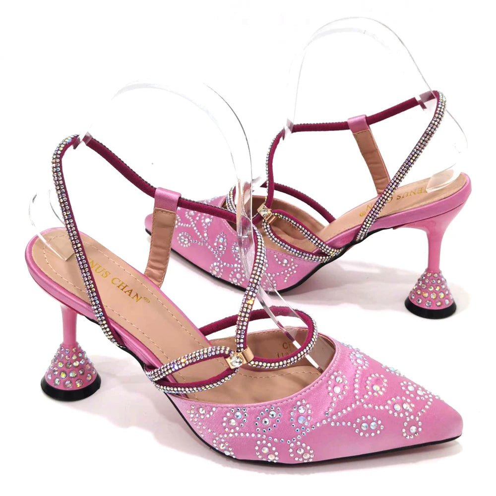 Elegant Affairs: Ladies' High Heels & Bag Set for Weddings - - Women - Shoes - Milvertons