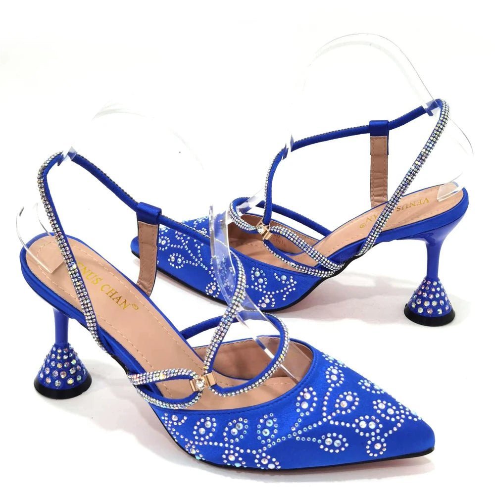 Elegant Affairs: Ladies' High Heels & Bag Set for Weddings - - Women - Shoes - Milvertons