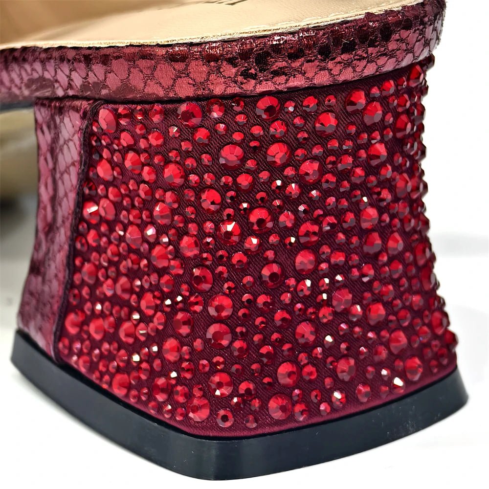 Elegant Peep-Toe Heels and Bag Set – Italian Style 2025 - - Women - Shoes - Milvertons