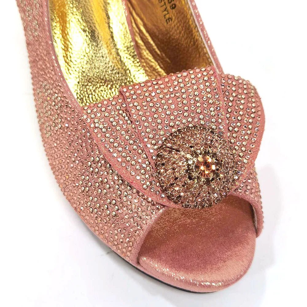 Exquisite Italian Shoes and Matching Bag Set for Night Glam - - Women - Shoes - Milvertons