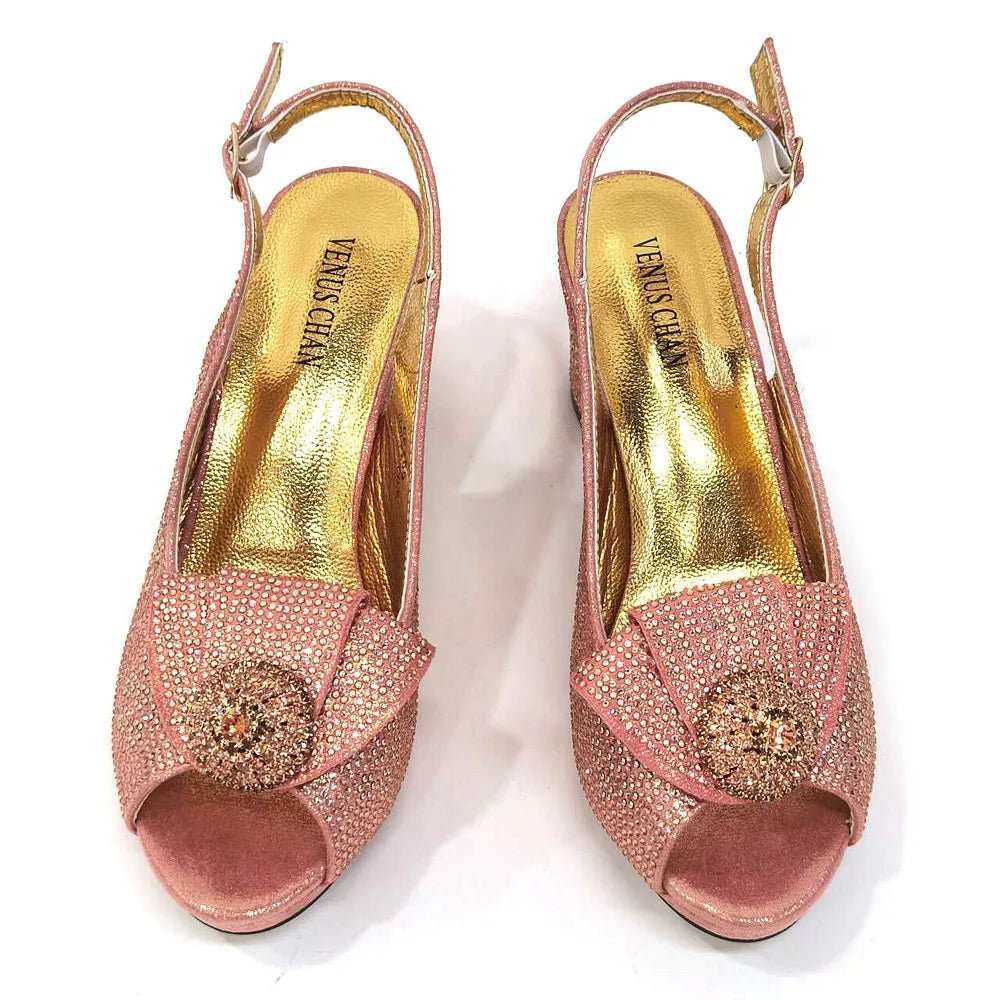 Exquisite Italian Shoes and Matching Bag Set for Night Glam - - Women - Shoes - Milvertons