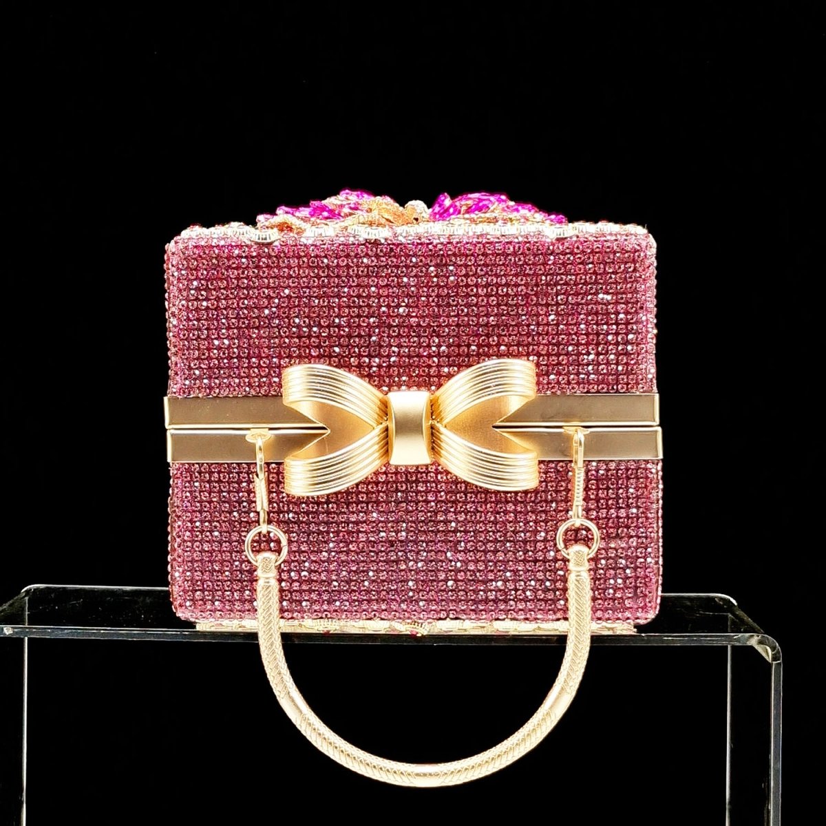Italian Crystal High Heels and Clutch Bag Set for Parties - - Women - Shoes - Milvertons