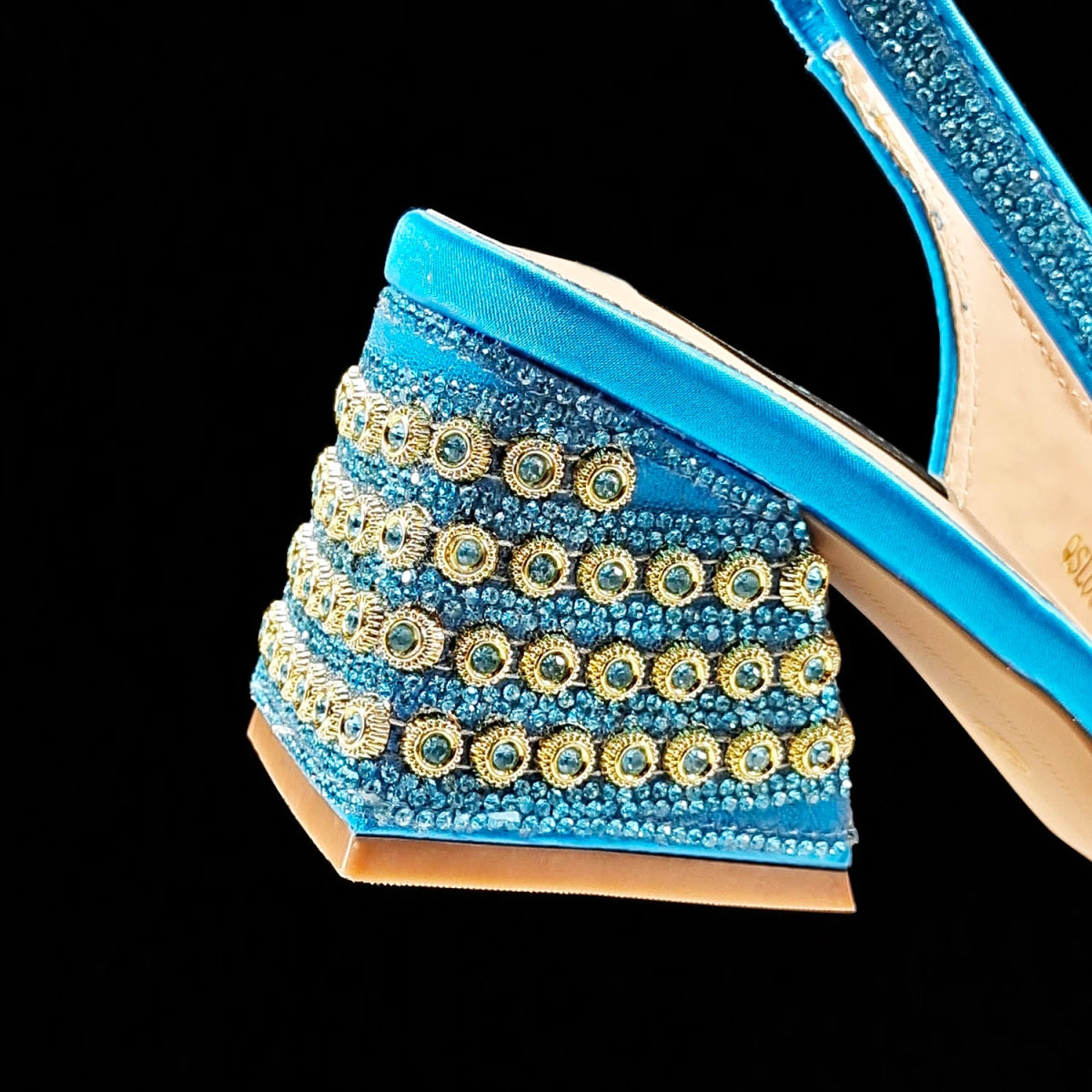 Italian Crystal High Heels and Clutch Bag Set for Parties - - Women - Shoes - Milvertons