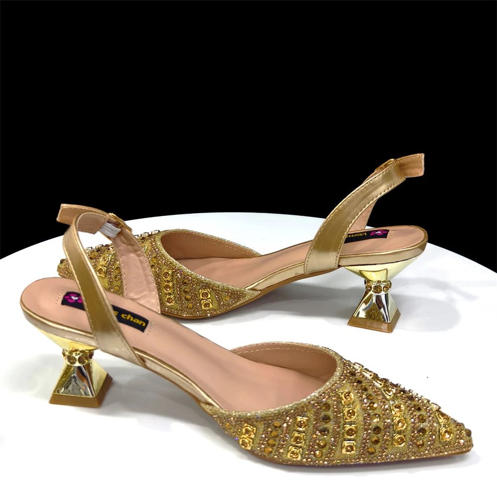 Italian Fashion Heels and Matching Bag Set – 2025 Edition - - Women - Shoes - Milvertons