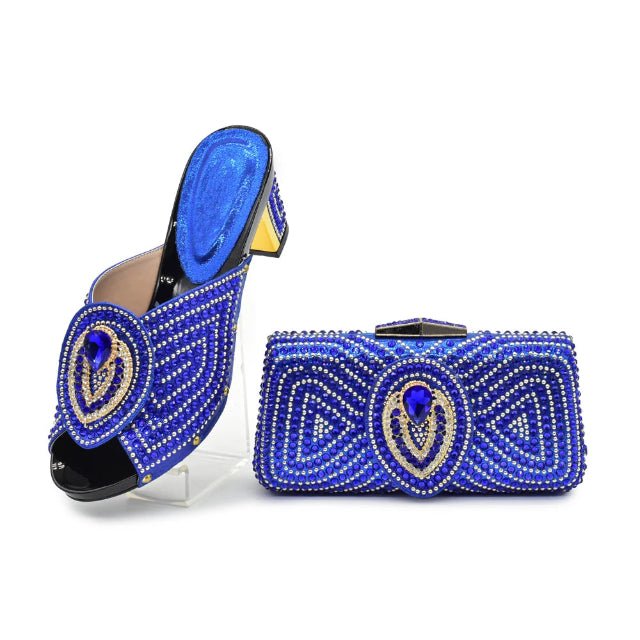 Italian Ladies Heeled Sandals and Matching Bag - Party Pumps - - Women - Shoes - Milvertons