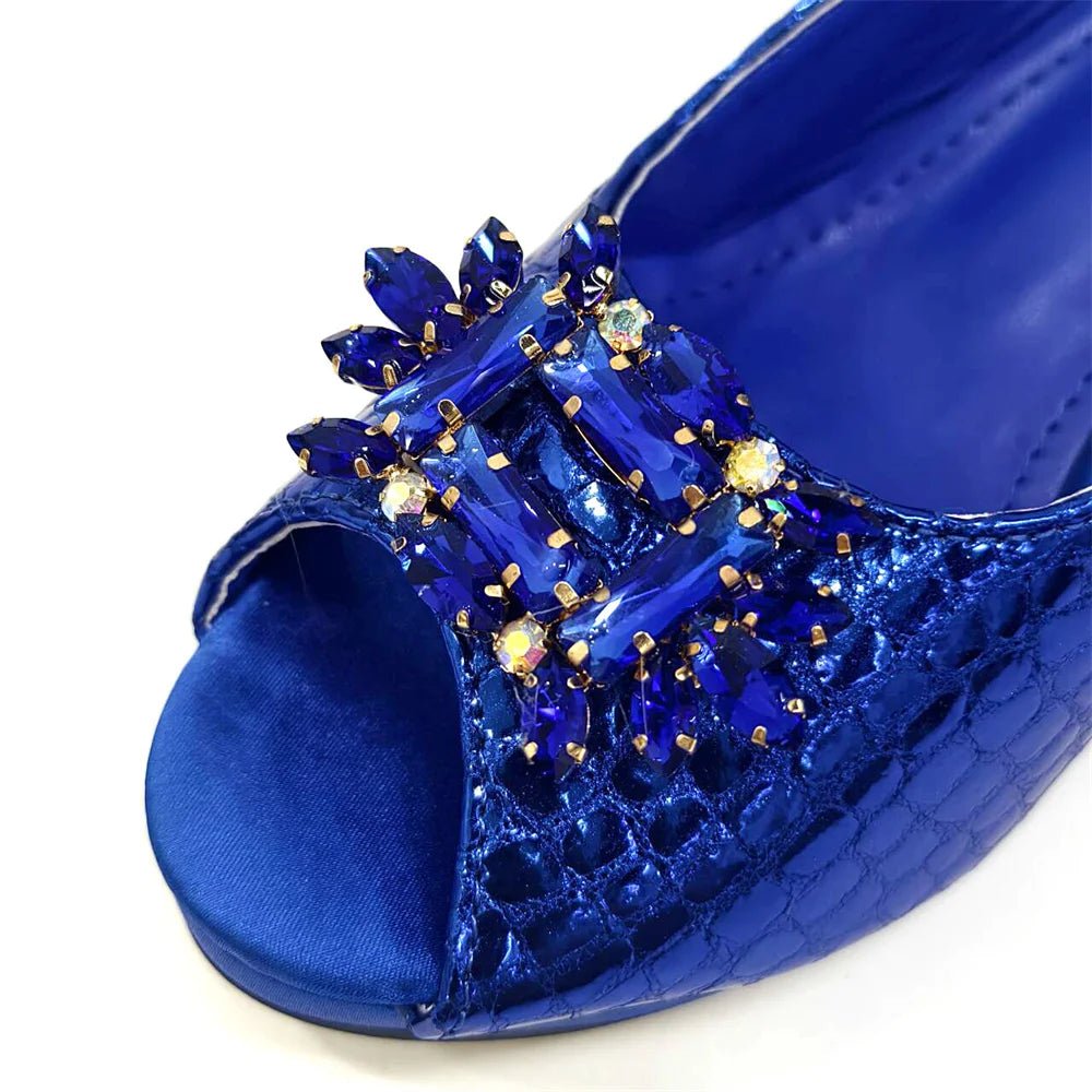 Italian Rhinestone Party Shoes & Bag – 2024 Italian Style - - Women - Shoes - Milvertons