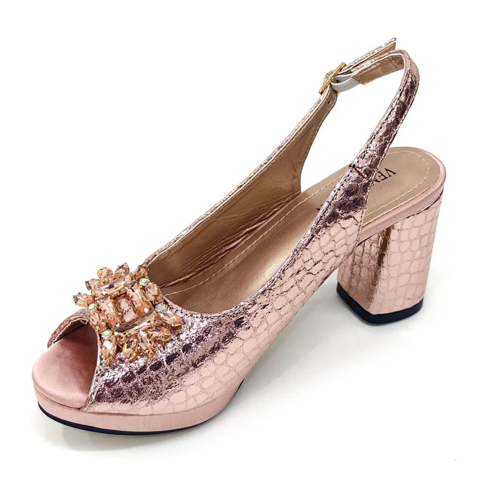 Italian Rhinestone Party Shoes & Bag – 2024 Italian Style - - Women - Shoes - Milvertons