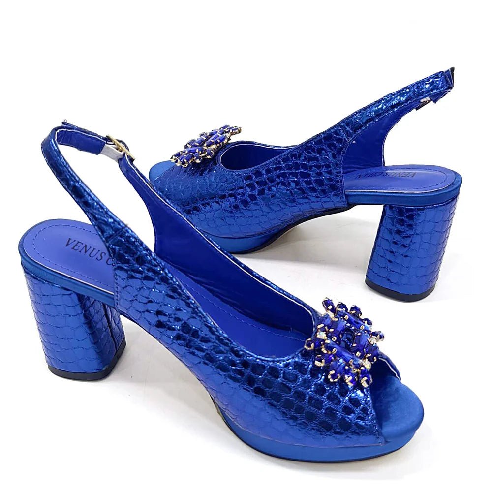 Italian Rhinestone Party Shoes & Bag – 2024 Italian Style - - Women - Shoes - Milvertons