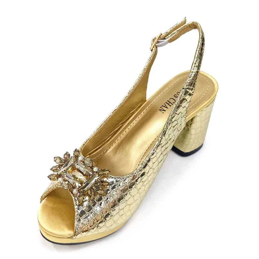 Italian Rhinestone Party Shoes & Bag – 2024 Italian Style - - Women - Shoes - Milvertons