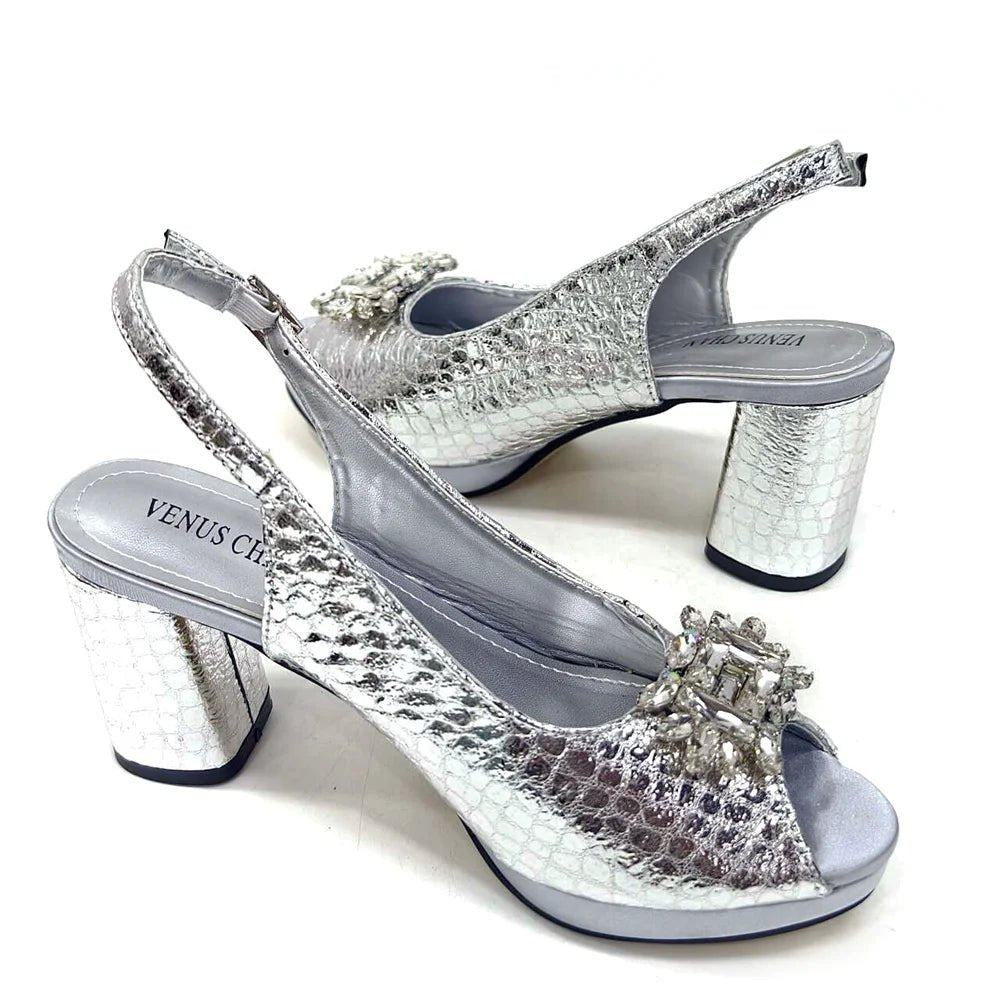Italian Rhinestone Party Shoes & Bag – 2024 Italian Style - - Women - Shoes - Milvertons