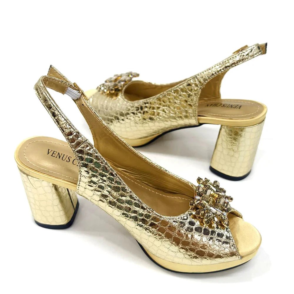 Italian Rhinestone Party Shoes & Bag – 2024 Italian Style - - Women - Shoes - Milvertons