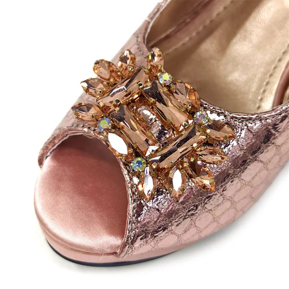 Italian Rhinestone Party Shoes & Bag – 2024 Italian Style - - Women - Shoes - Milvertons