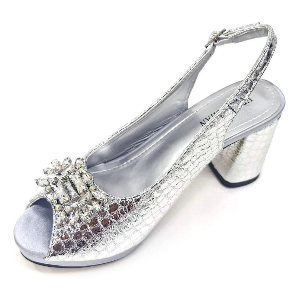 Italian Rhinestone Party Shoes & Bag – 2024 Italian Style - - Women - Shoes - Milvertons