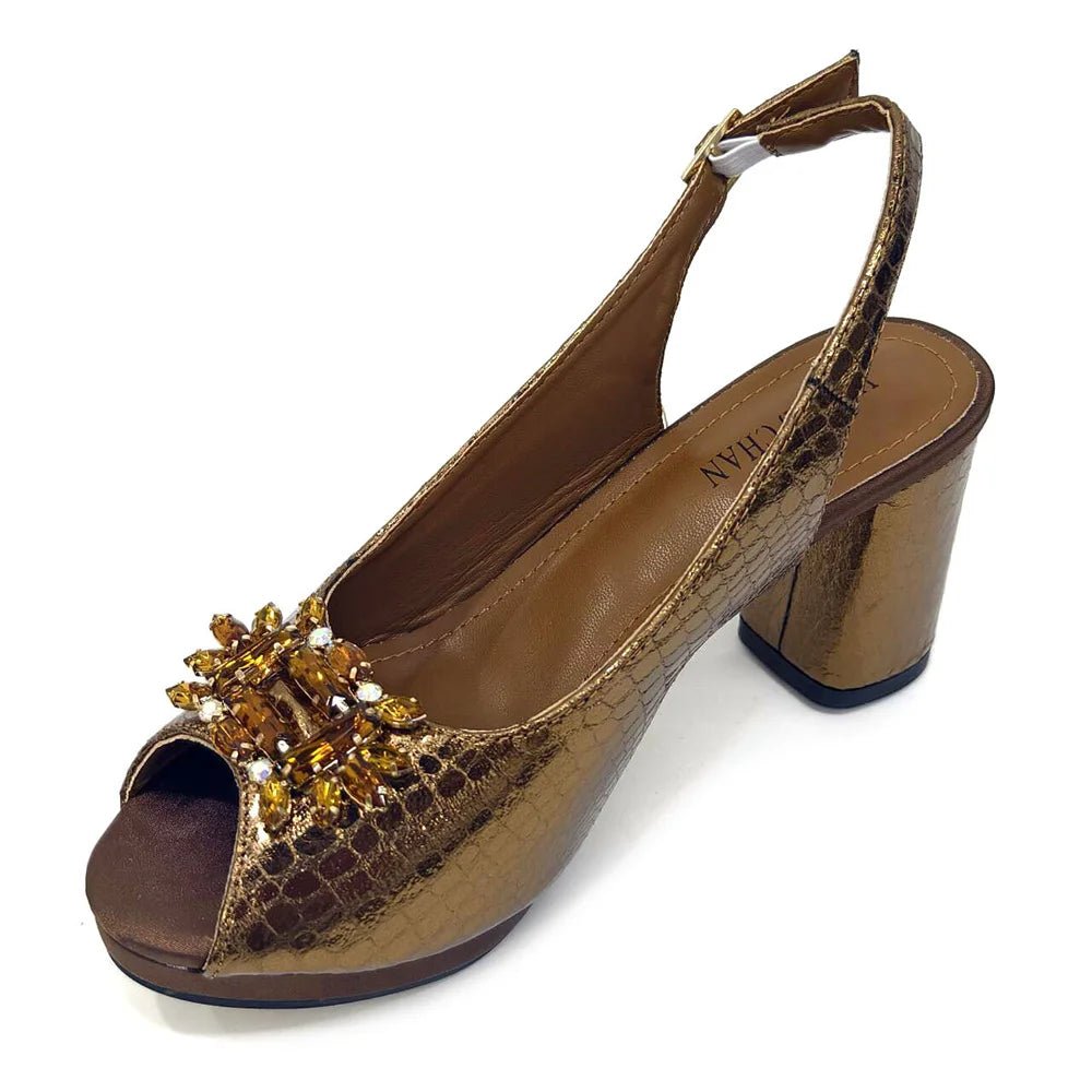Italian Rhinestone Party Shoes & Bag – 2024 Italian Style - - Women - Shoes - Milvertons