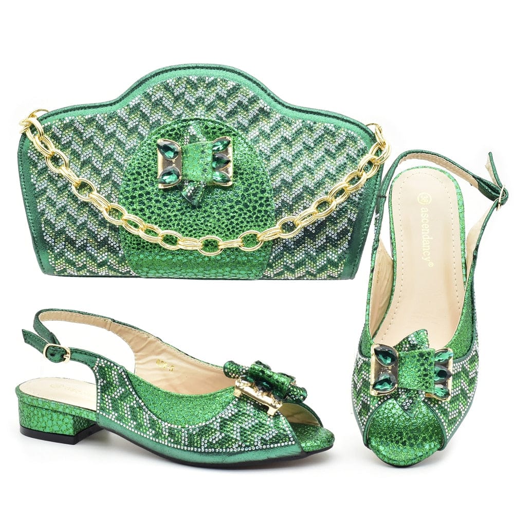 Italian shoe and bag set online