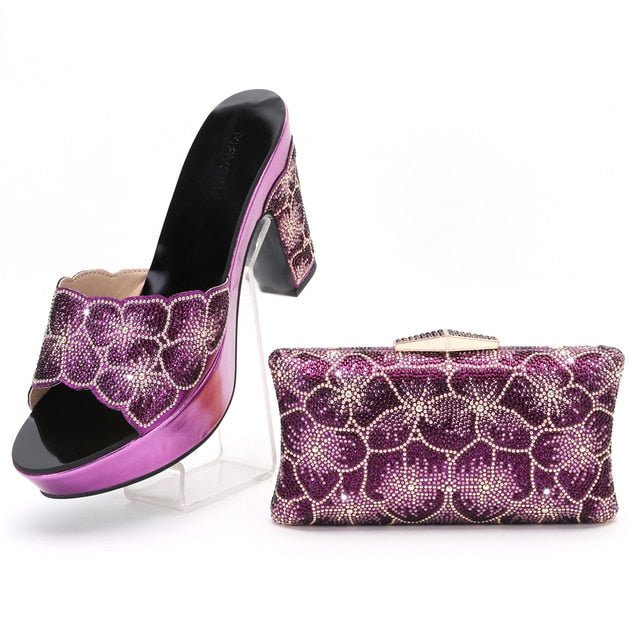Matching Shoes and Bag Set Italian Design Shoes High Quality - - Women - Shoes - Milvertons
