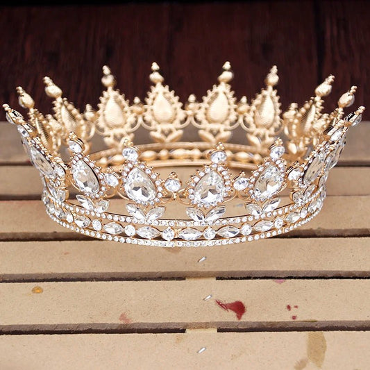 Royal Crystal Tiara for Wedding, Prom and Birthdays