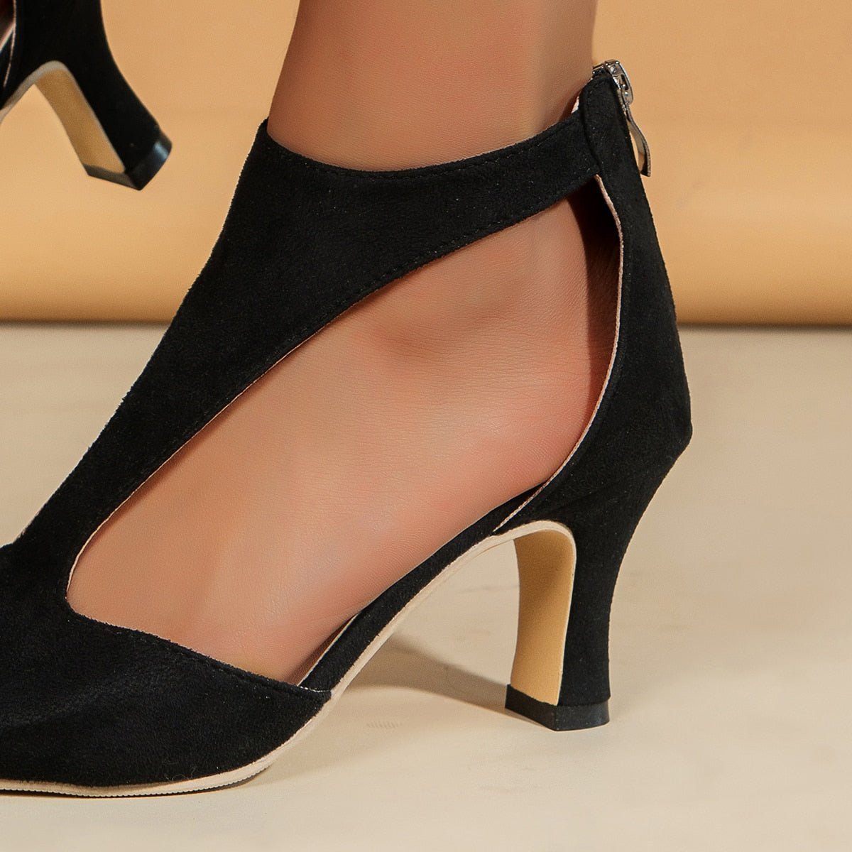 Stylish Fishmouth Sandals | Zipper Stiletto Shoes - - Women - Shoes - Milvertons
