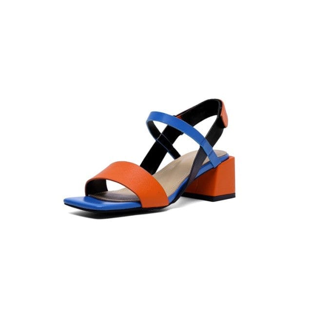 Stylish Genuine Leather Sandals for Women - Orange - 39 - Women - Shoes - Milvertons