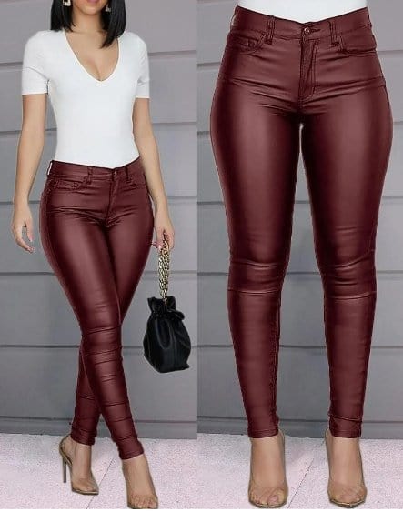 Stylish Pencil Pants for Women - Red - Women - Apparel - Clothing - Pants - Milvertons
