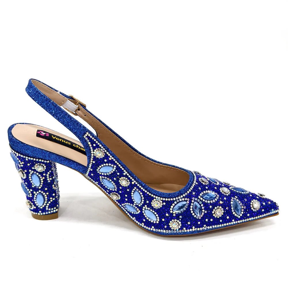 Trendy African Party Shoes & Matching Bag Set - High Heels - - Women - Shoes - Milvertons