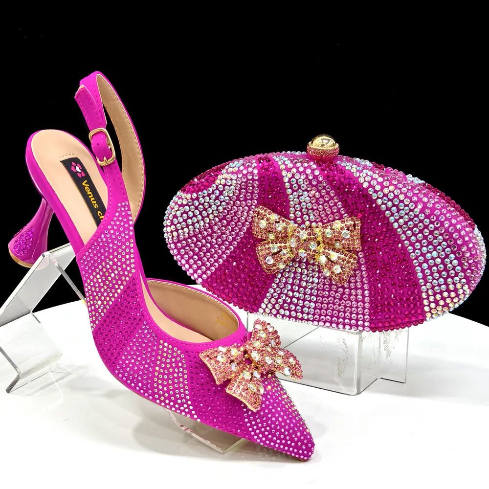 Wedding & Party Shoe and Bag Set | Italian Elegance - Milvertons Wedding & Party Shoe and Bag Set | Italian Elegance - Milvertons