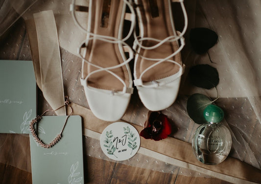 white leather peep toe sandals