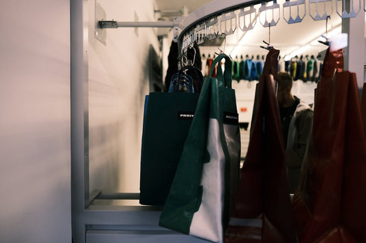 a closet full of clothes