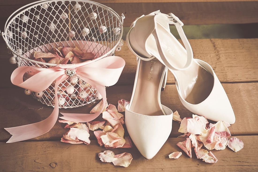 white leather peep toe heeled sandals