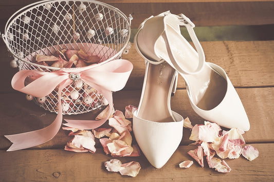 white leather peep toe heeled sandals