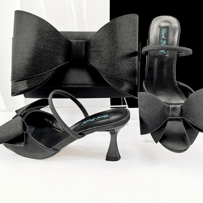 2025 Pointed Toe Heels & Bag Set – Wedding Party Pumps - - Women - Shoes - Milvertons