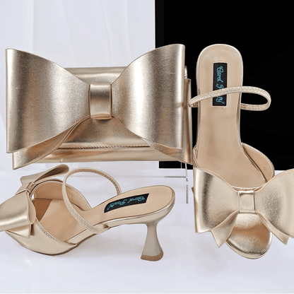 2025 Pointed Toe Heels & Bag Set – Wedding Party Pumps - - Women - Shoes - Milvertons