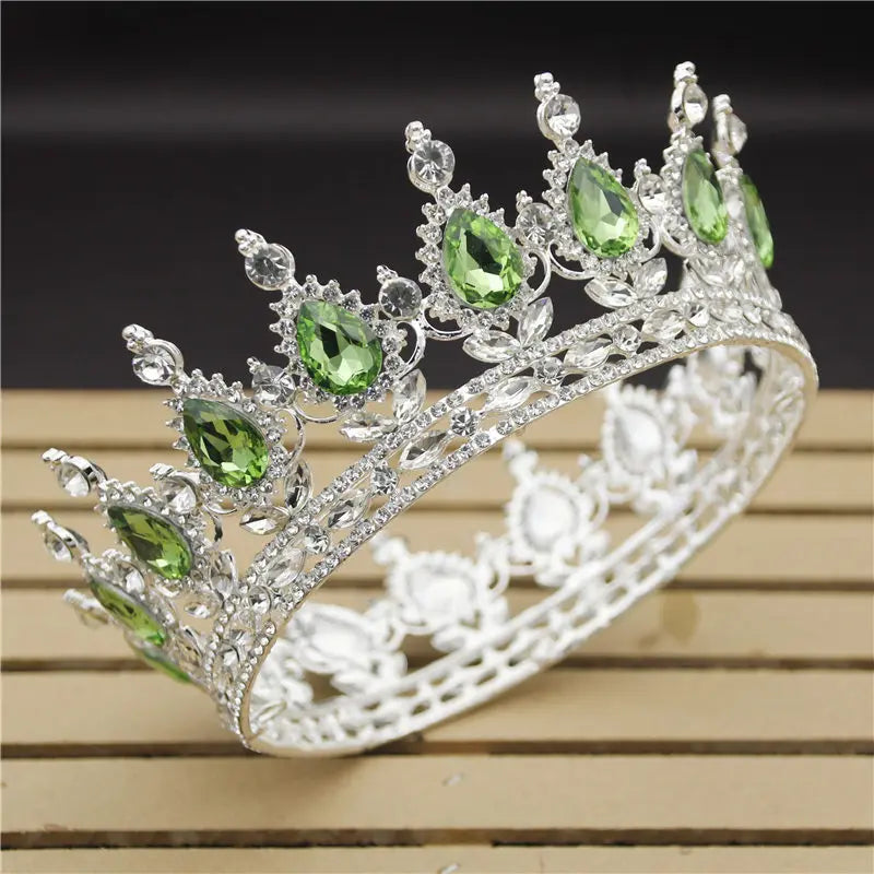 Royal Crystal Tiara for Wedding, Prom and Birthdays