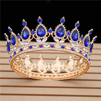 Royal Crystal Tiara for Wedding, Prom and Birthdays