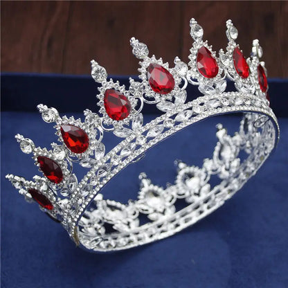 Royal Crystal Tiara for Wedding, Prom and Birthdays