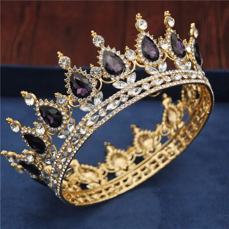 Royal Crystal Tiara for Wedding, Prom and Birthdays