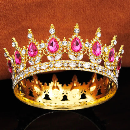 Royal Crystal Tiara for Wedding, Prom and Birthdays