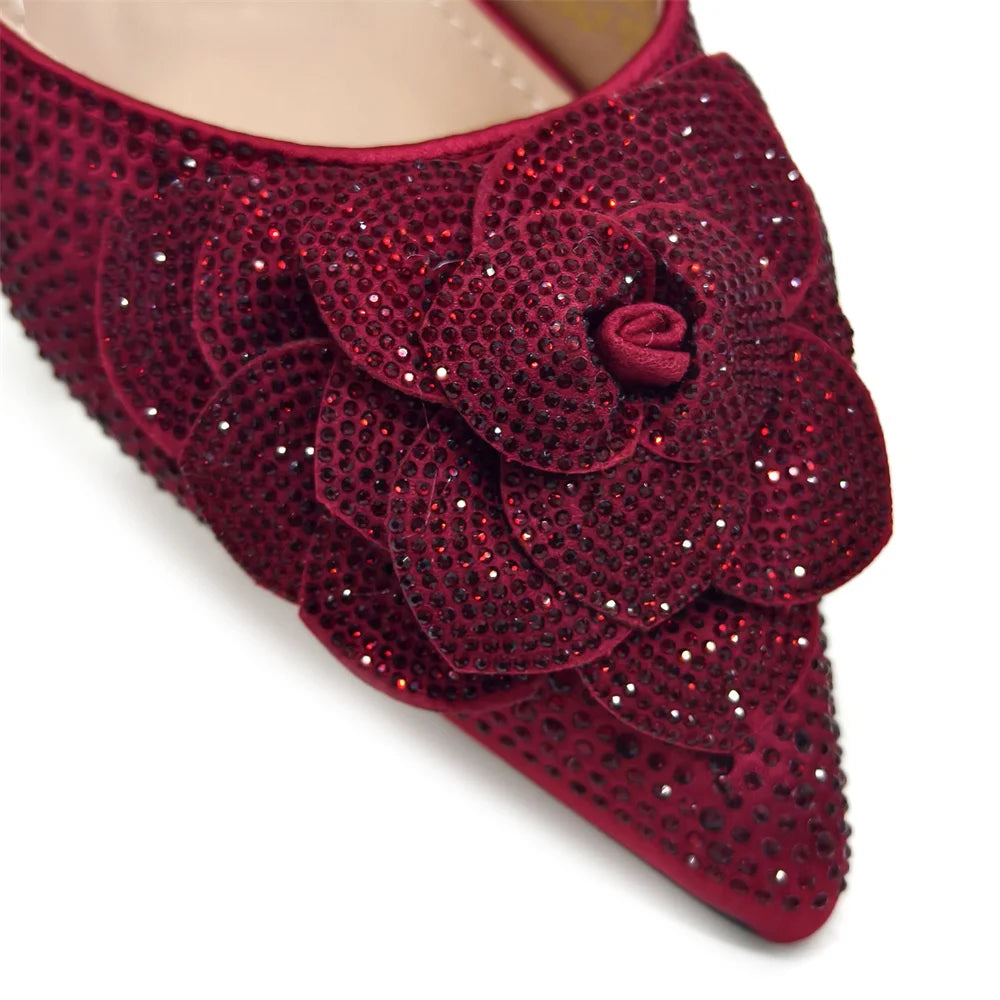 New Italian Design Women's Shoes + Matching Bag Set - Trendy - - Women - Shoes - Milvertons