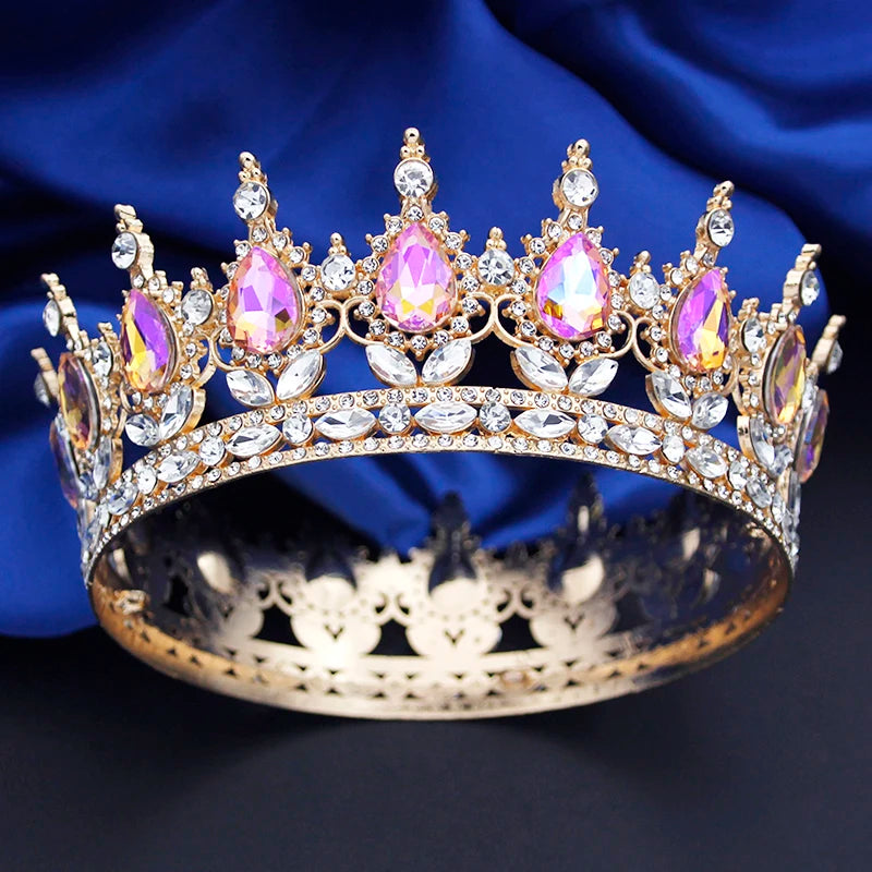 Royal Crystal Tiara for Wedding, Prom and Birthdays