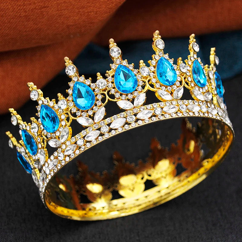 Royal Crystal Tiara for Wedding, Prom and Birthdays