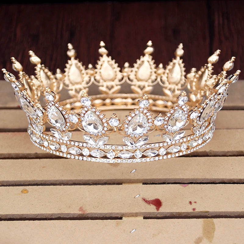 Royal Crystal Tiara for Wedding, Prom and Birthdays