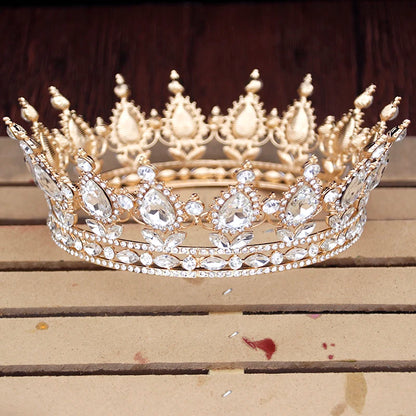 Royal Crystal Tiara for Wedding, Prom and Birthdays
