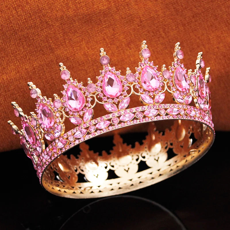 Royal Crystal Tiara for Wedding, Prom and Birthdays