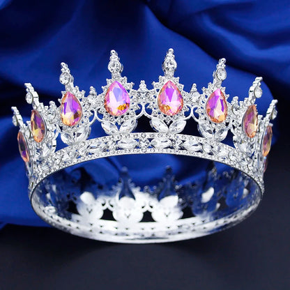 Royal Crystal Tiara for Wedding, Prom and Birthdays