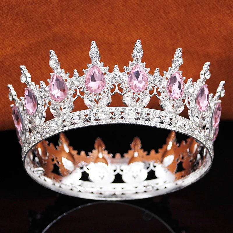 Royal Crystal Tiara for Wedding, Prom and Birthdays